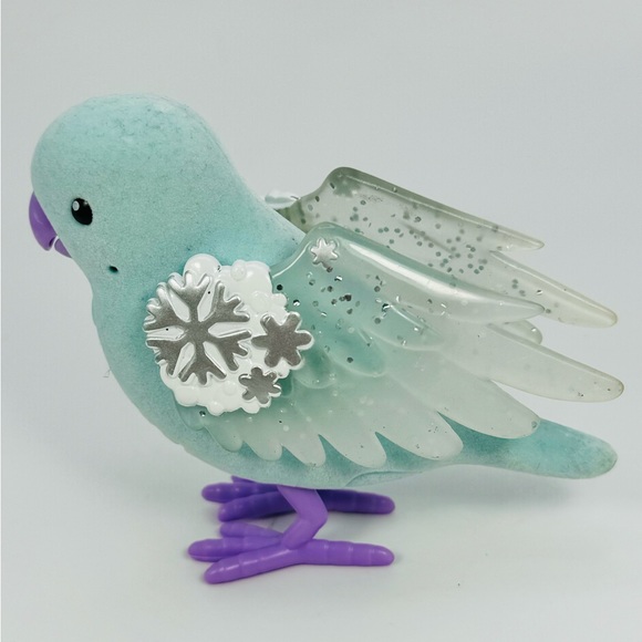 LIttle Live Pets Bird Snow Gleam Light Up Songbird By Moose Toys Works - Picture 3 of 7